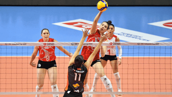 CEV Kupası: THY: 3 - Viteos Neuchatel: 0