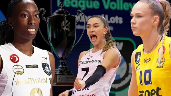 CEV Şampiyonlar Ligi'nde Türk takımları tarih yazdı! 3 takım yarı finalde, Arina Fedorovtseva geceye damga vurdu