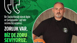 Darüşşafaka Başantrenörü Selçuk Ernak: Zoru seviyoruz