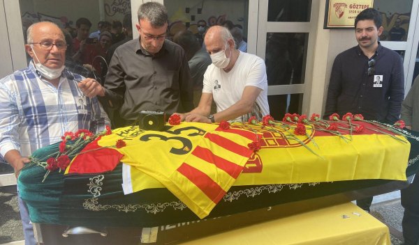 Göztepe'nin eski başkanlarından Hamdi Türkmen'e veda