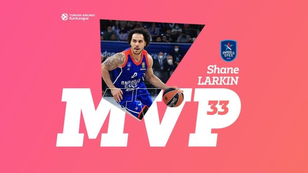 THY Euroleague'de 33. haftanın MVP'si Shane Larkin